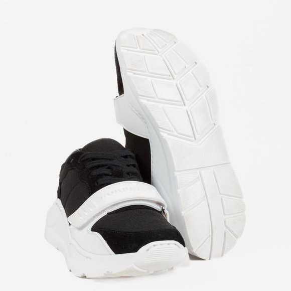 *SOLD* Burberry Black Regis Sneakers - Picture 4 of 11